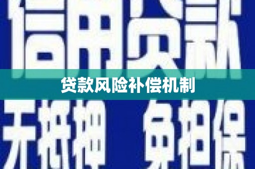 泾川贷款风险补偿机制