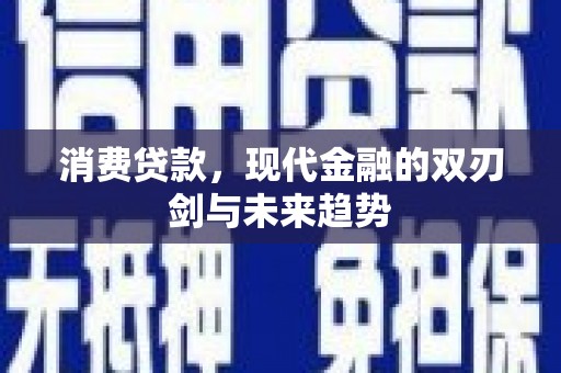 泾川消费贷款，现代金融的双刃剑与未来趋势