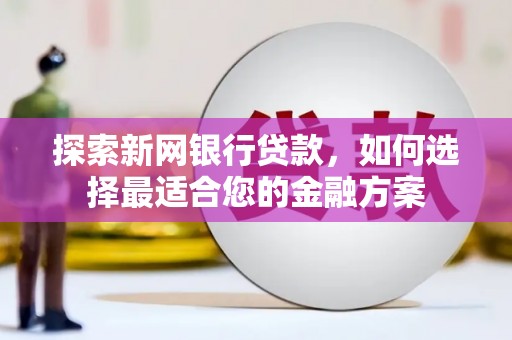 泾川探索新网银行贷款，如何选择最适合您的金融方案