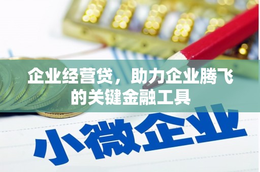 泾川企业经营贷，助力企业腾飞的关键金融工具