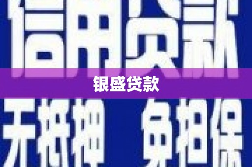 泾川银盛贷款