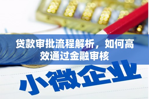 泾川贷款审批流程解析，如何高效通过金融审核