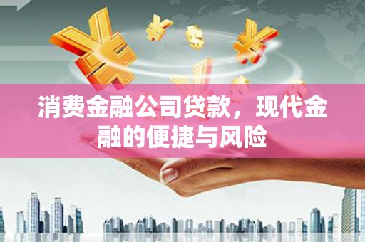泾川消费金融公司贷款，现代金融的便捷与风险
