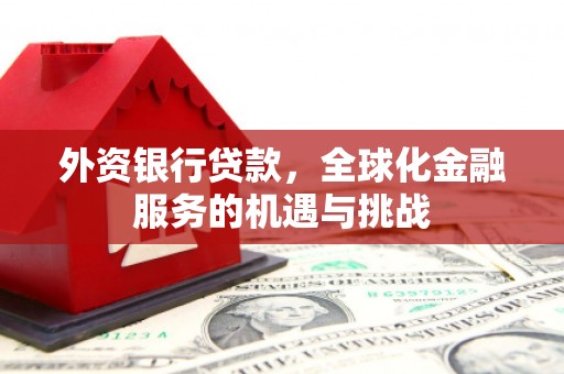 泾川外资银行贷款，全球化金融服务的机遇与挑战
