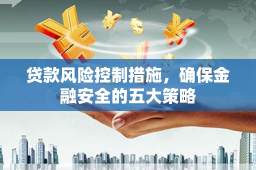 泾川贷款风险控制措施，确保金融安全的五大策略