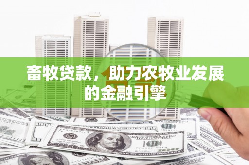 泾川畜牧贷款，助力农牧业发展的金融引擎