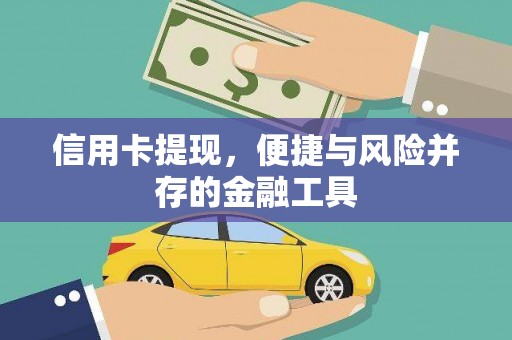 泾川信用卡提现，便捷与风险并存的金融工具