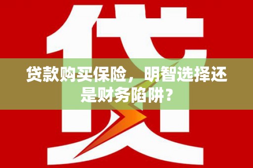 泾川贷款购买保险，明智选择还是财务陷阱？