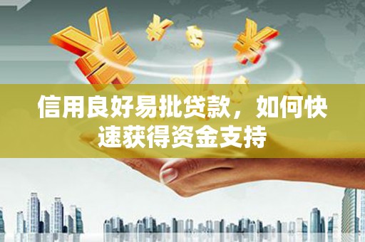 泾川信用良好易批贷款，如何快速获得资金支持