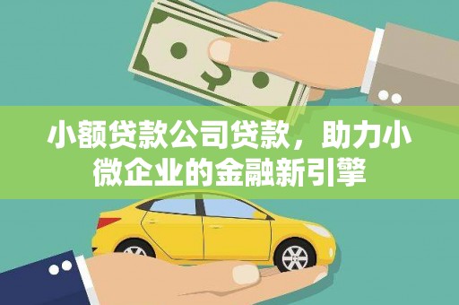 泾川小额贷款公司贷款，助力小微企业的金融新引擎
