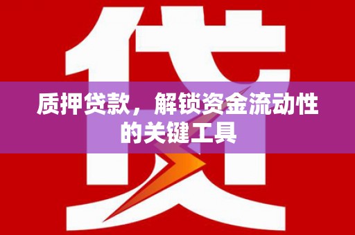 泾川质押贷款，解锁资金流动性的关键工具