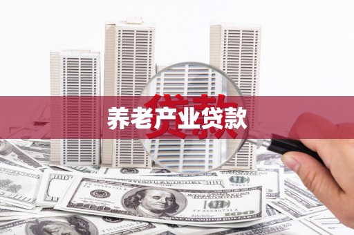泾川养老产业贷款