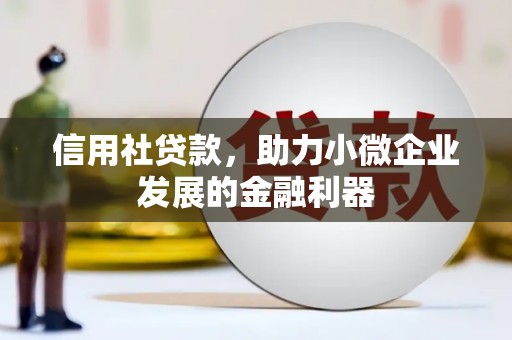 泾川信用社贷款，助力小微企业发展的金融利器