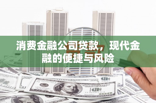 泾川消费金融公司贷款，现代金融的便捷与风险