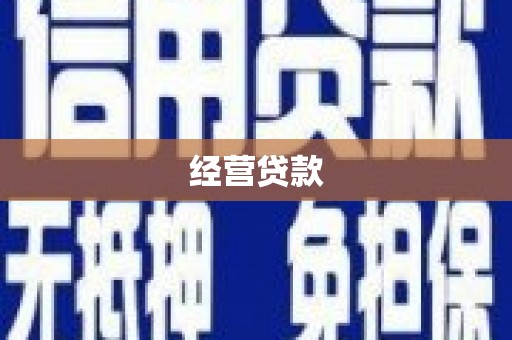 泾川经营贷款