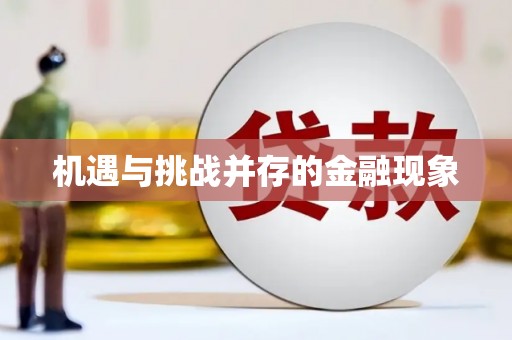 泾川机遇与挑战并存的金融现象